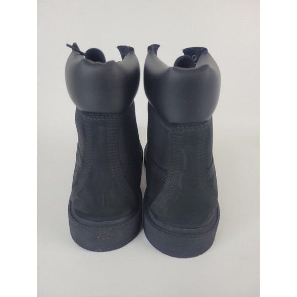 Timberland 6 Inch Classic Boot Black Nubuck Waterproof Boots main image 9